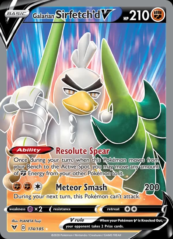 Galarian Sirfetch'd V 174/185, Vivid Voltage