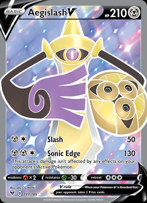 Aegislash V 177/185, Vivid Voltage