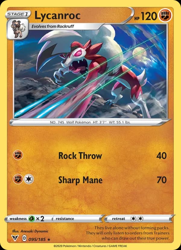 Lycanroc 95/185, Vivid Voltage