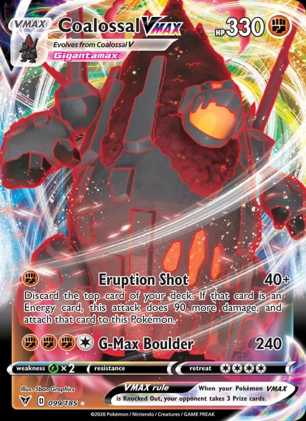 Coalossal VMAX 99/185, Vivid Voltage