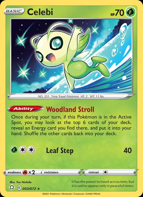 Celebi 3/72, Shining Fates