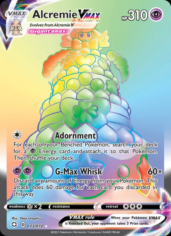 Alcremie VMAX 73/72, Shining Fates