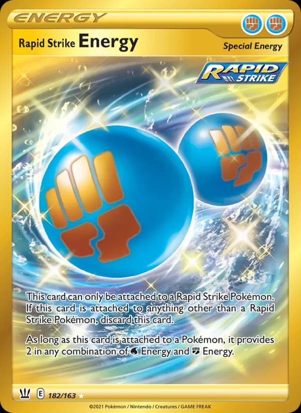 Rapid Strike Energy 182/163, Battle Styles
