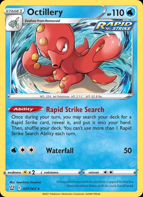 Octillery 37/163, Battle Styles