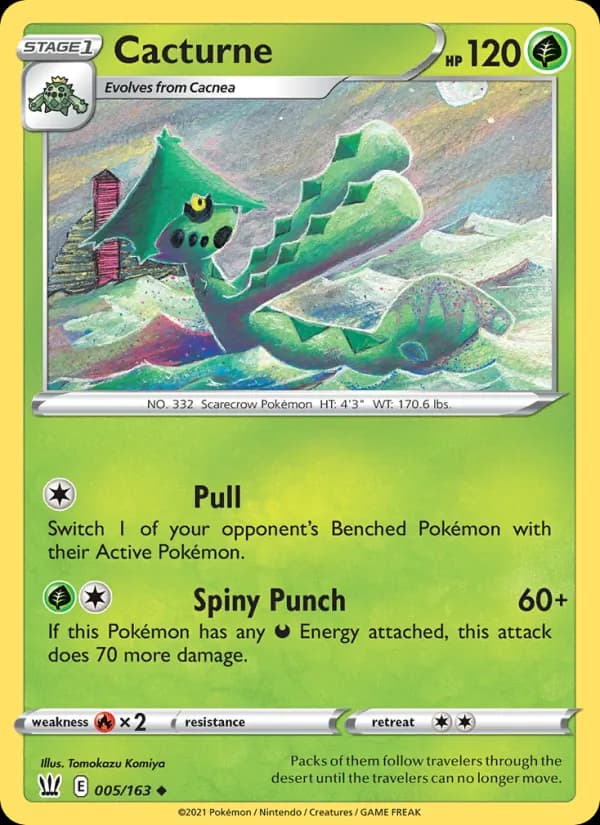 Cacturne 5/163, Battle Styles