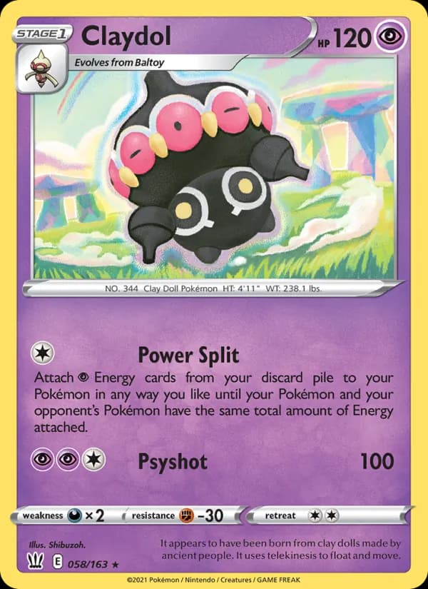 Claydol 58/163, Battle Styles