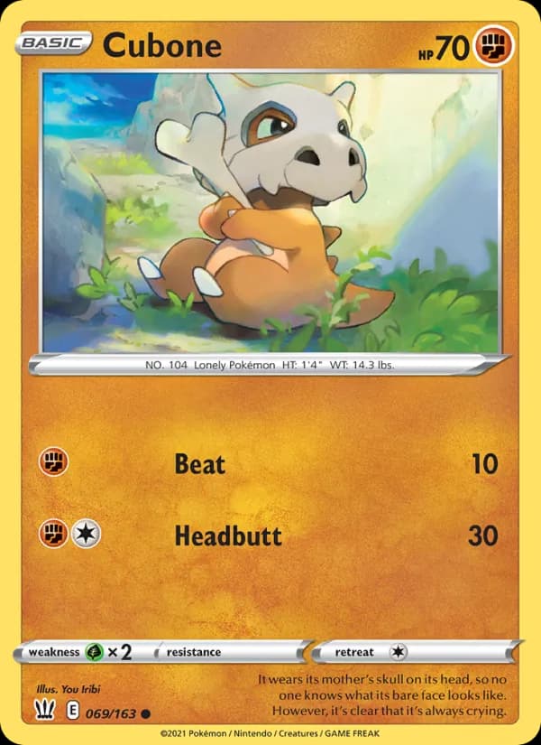 Cubone 69/163, Battle Styles