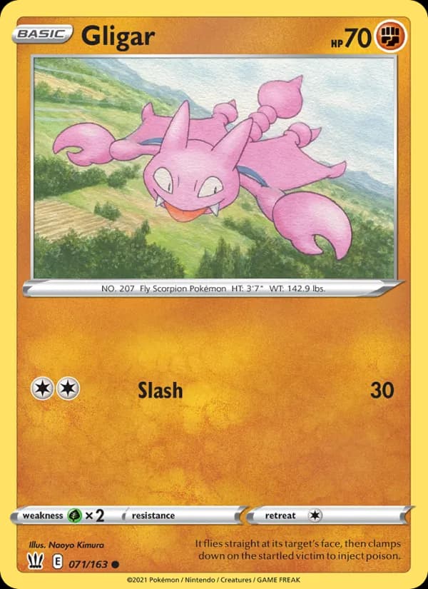 Gligar 71/163, Battle Styles