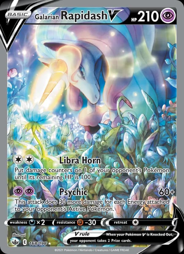 Galarian Rapidash V 168/198, Chilling Reign