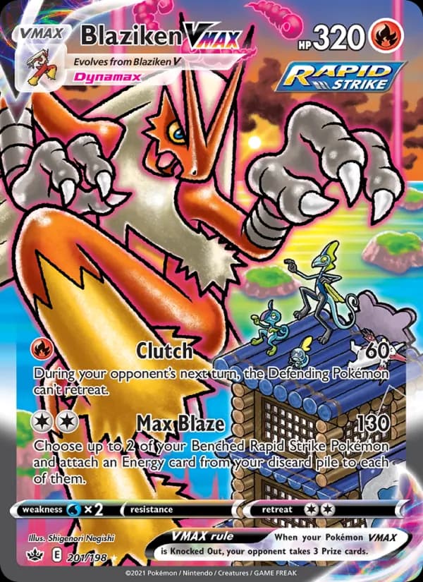 Blaziken VMAX 201/198, Chilling Reign