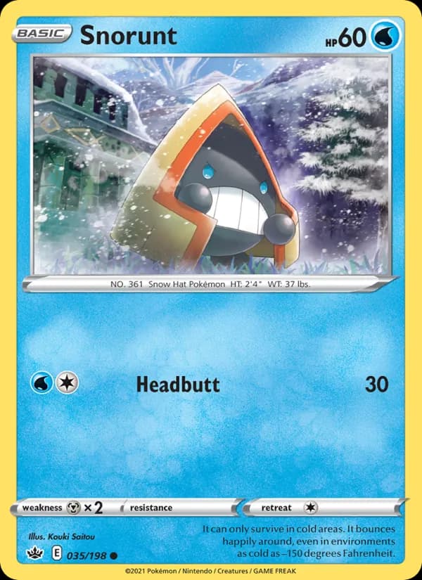 Snorunt 35/198, Chilling Reign