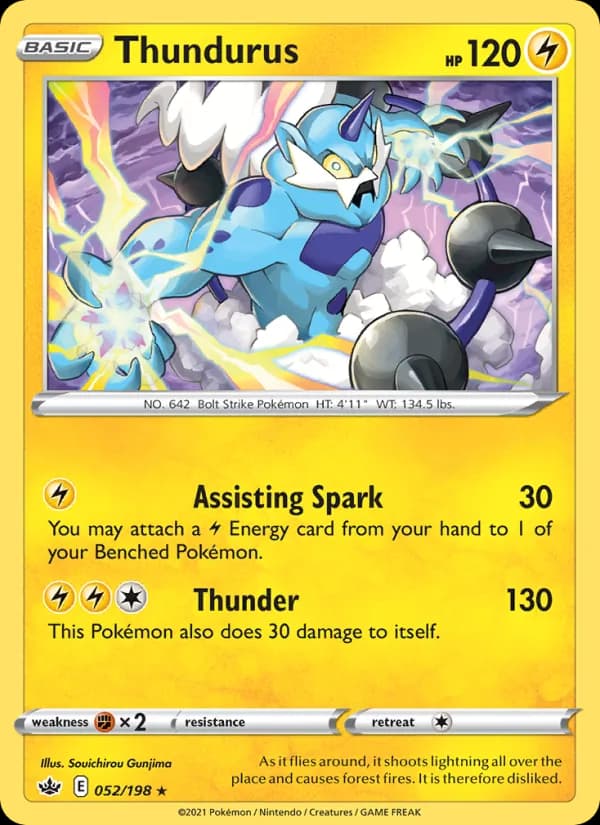 Thundurus 52/198, Chilling Reign