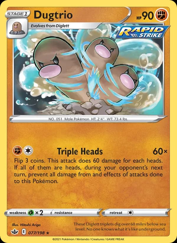 Dugtrio 77/198, Chilling Reign