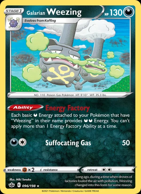 Galarian Weezing 96/198, Chilling Reign