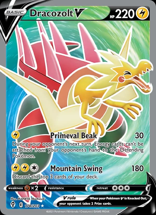 Dracozolt V 178/203, Evolving Skies
