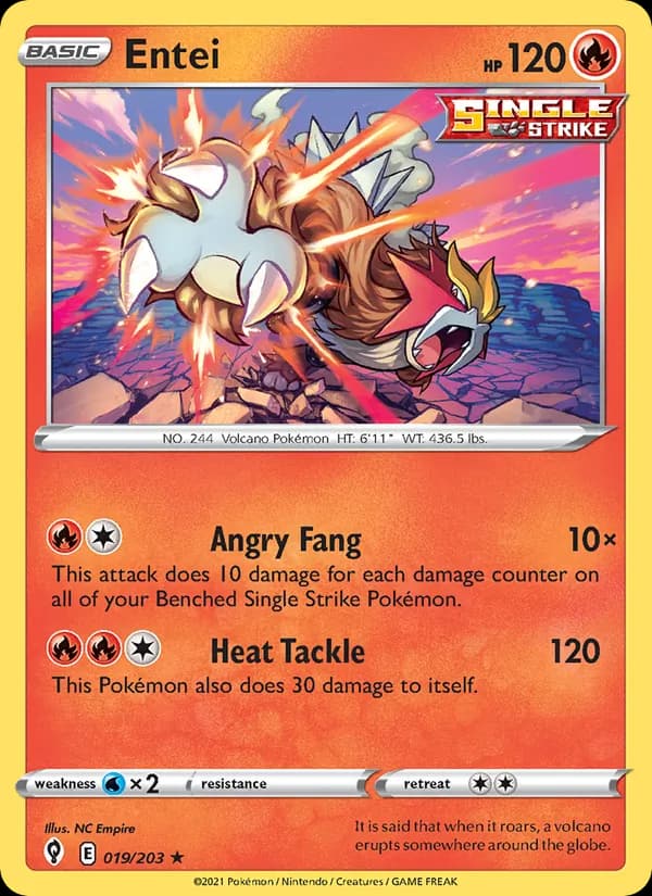Entei 19/203, Evolving Skies