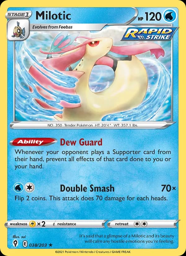 Milotic 38/203, Evolving Skies