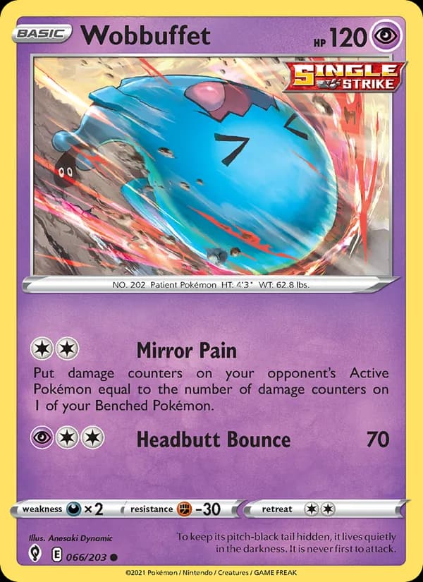 Wobbuffet 66/203, Evolving Skies