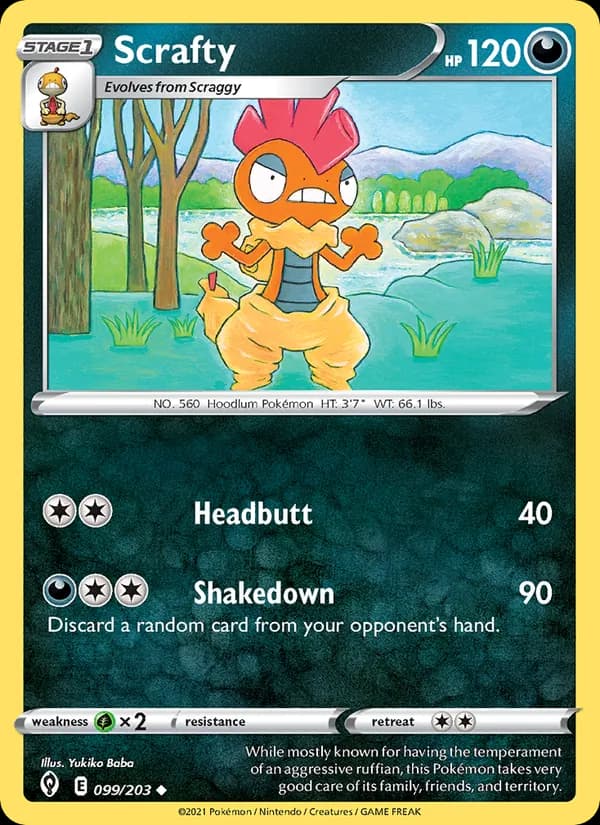 Scrafty 99/203, Evolving Skies