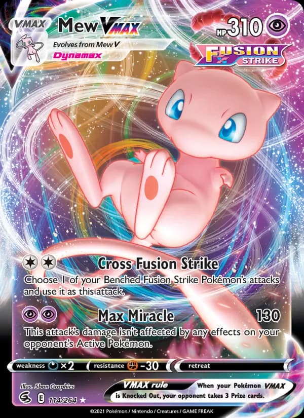 Mew VMAX 114/264, Fusion Strike