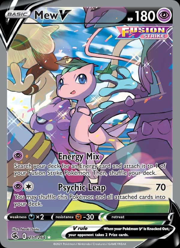 Mew V 251/264, Fusion Strike