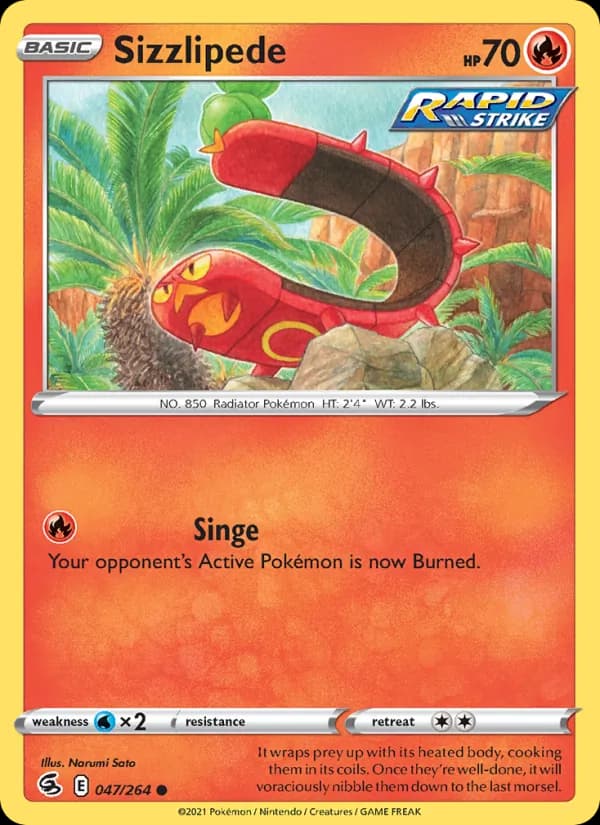 Sizzlipede 47/264, Fusion Strike