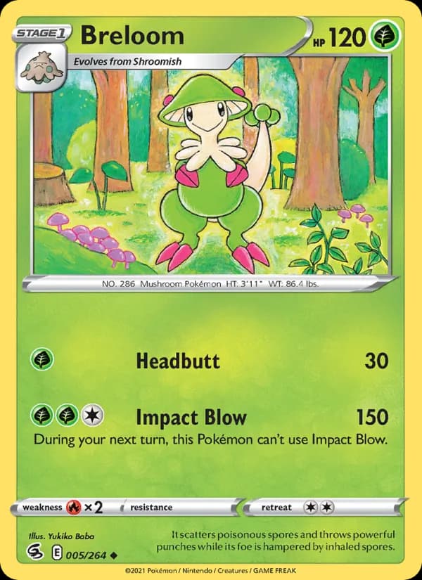 Breloom 5/264, Fusion Strike