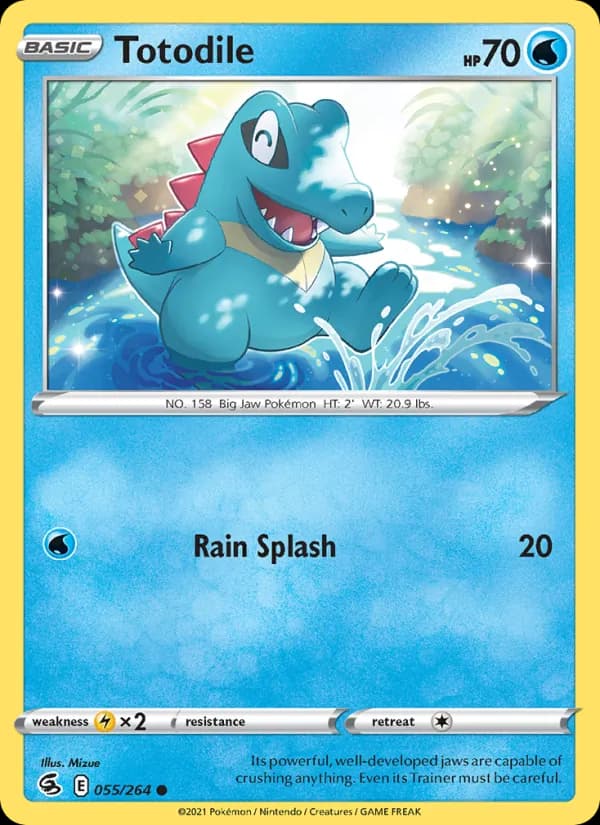 Totodile 55/264, Fusion Strike
