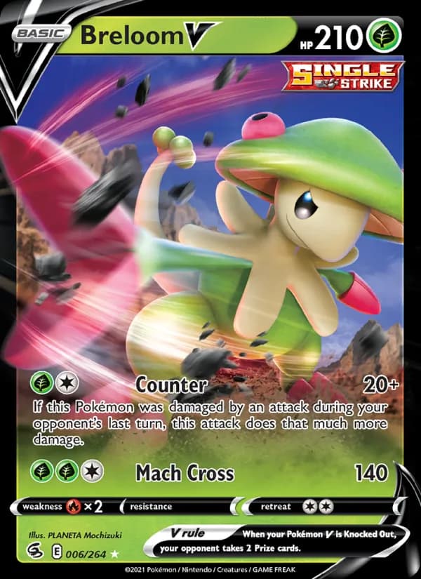 Breloom V 6/264, Fusion Strike