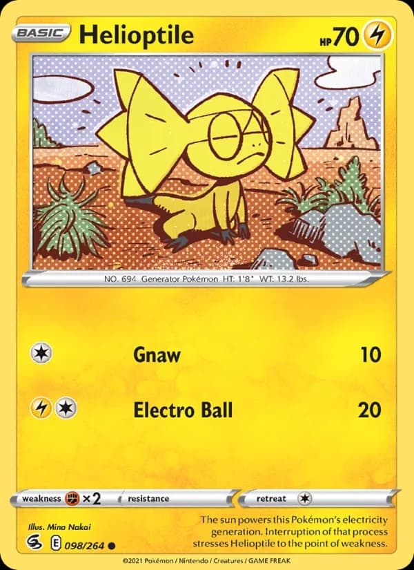 Helioptile 98/264, Fusion Strike