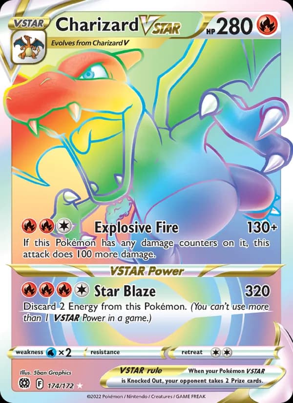 Charizard VSTAR 174/172, Brilliant Stars