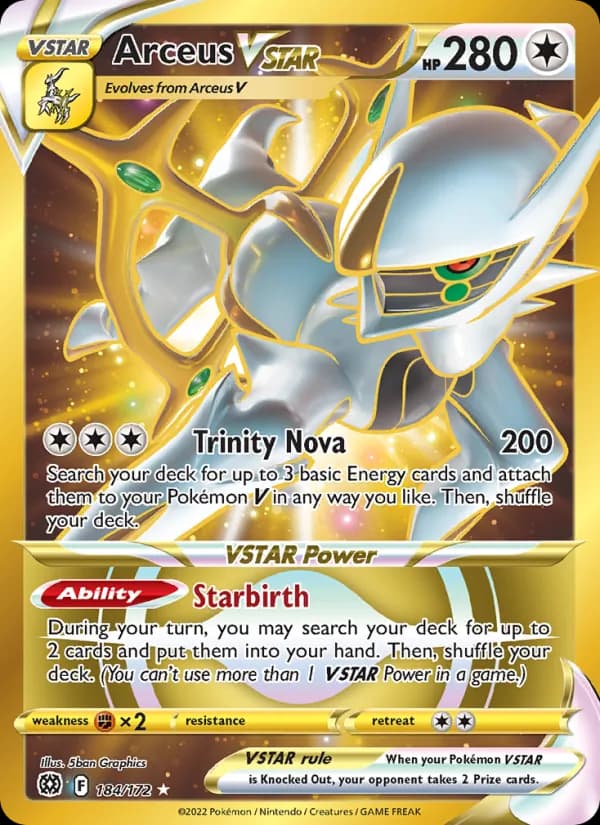 Arceus VSTAR 184/172, Brilliant Stars