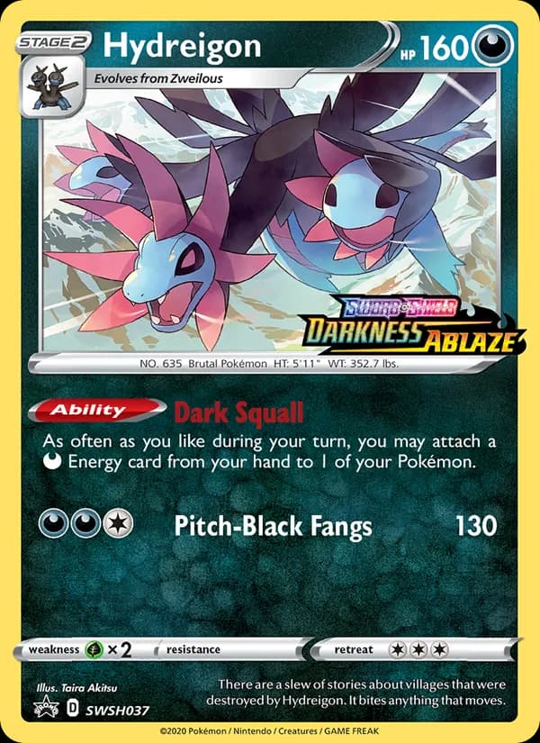 Hydreigon SWSH037/307, SWSH Black Star Promos