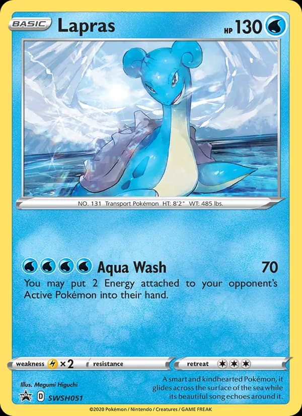 Lapras SWSH051/307, SWSH Black Star Promos