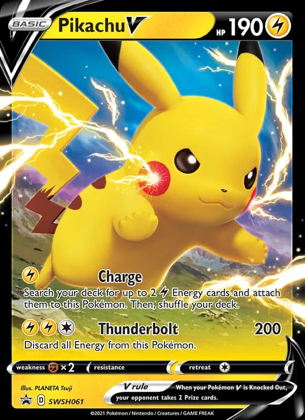 Pikachu V SWSH061/307, SWSH Black Star Promos