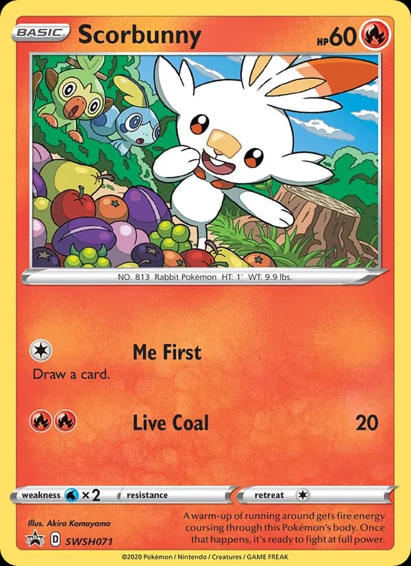 Scorbunny SWSH071/307, SWSH Black Star Promos