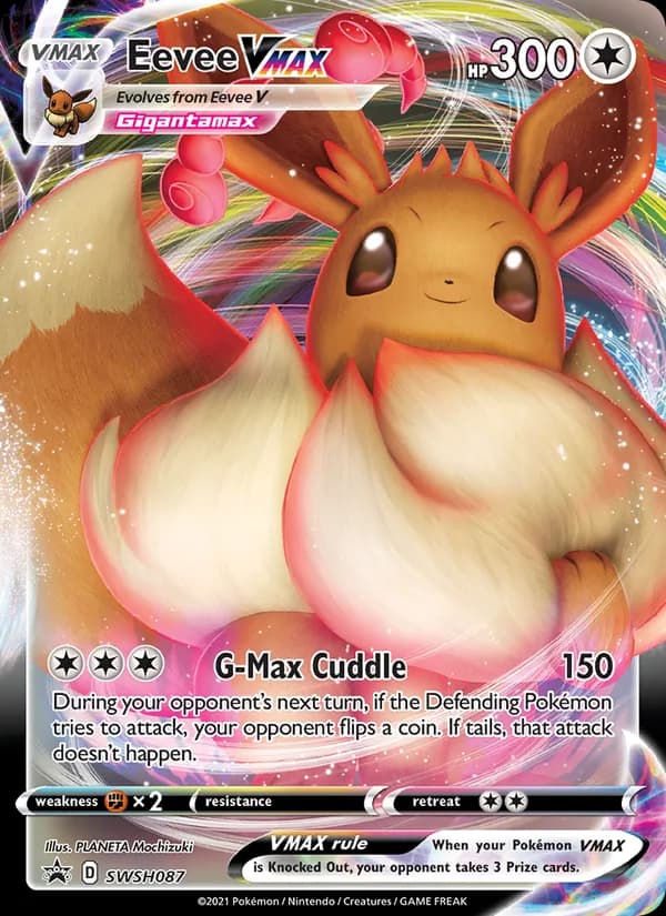 Eevee VMAX SWSH087/307, SWSH Black Star Promos