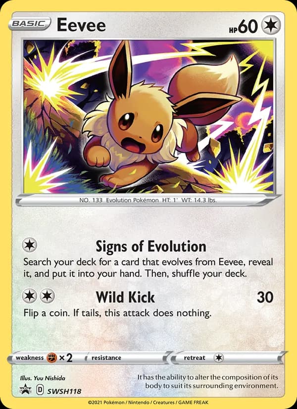 Eevee SWSH118/307, SWSH Black Star Promos