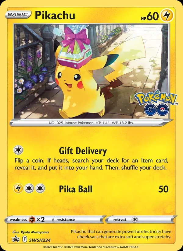 Pikachu SWSH234/307, SWSH Black Star Promos