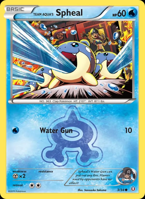 Team Aqua's Spheal 3/34, Double Crisis