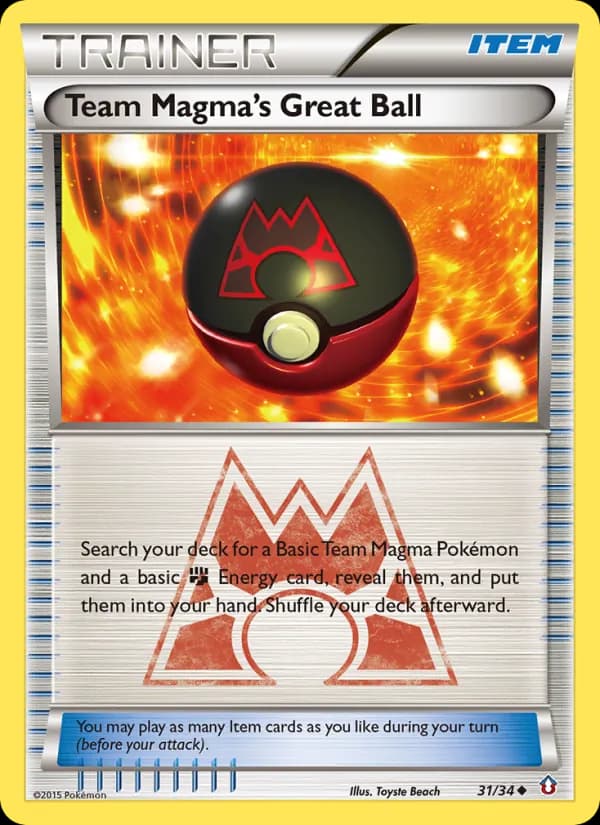 Team Magma's Great Ball 31/34, Double Crisis