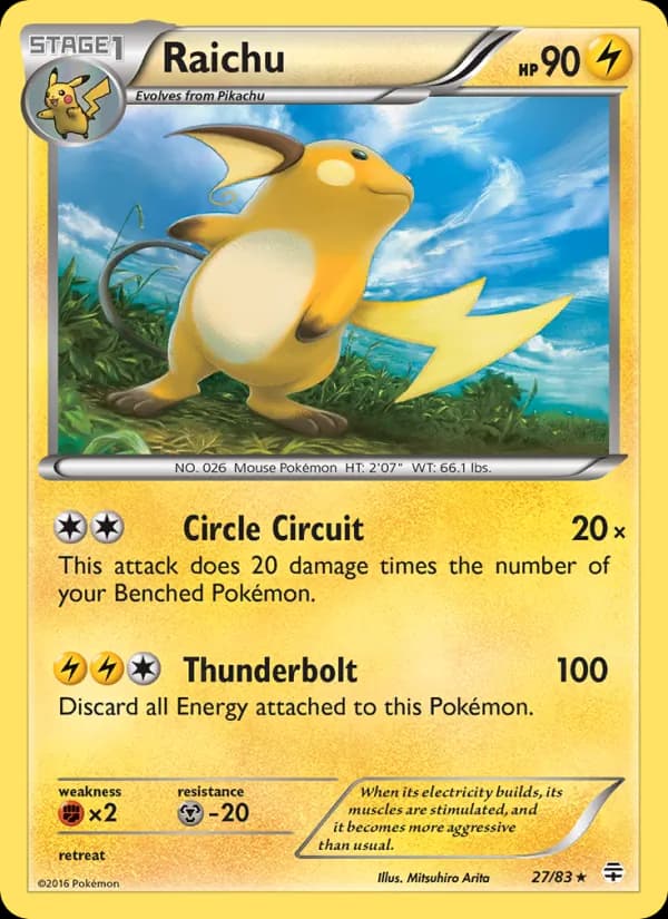 Raichu 27/83, Generations