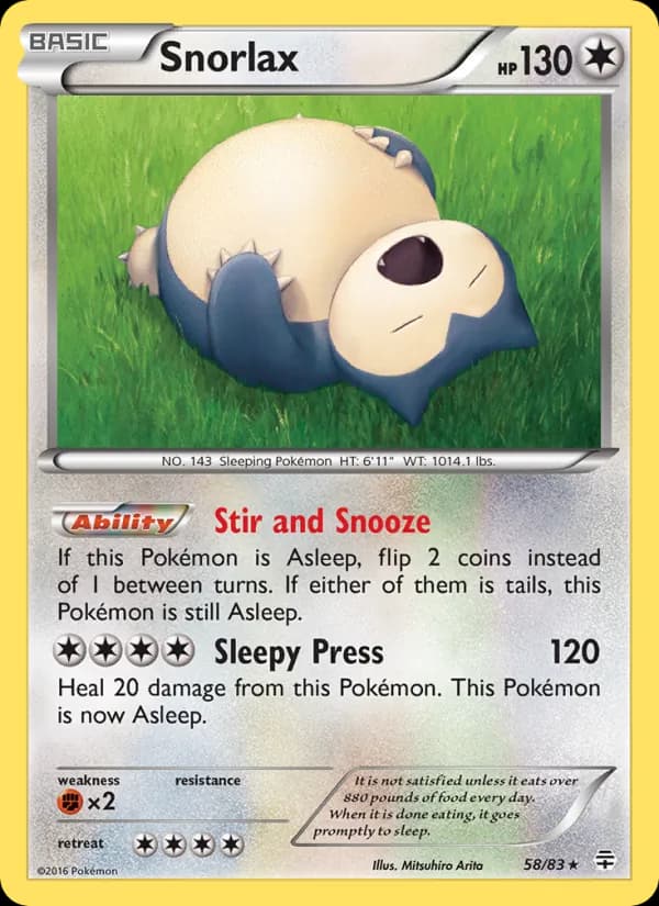 Snorlax 58/83, Generations