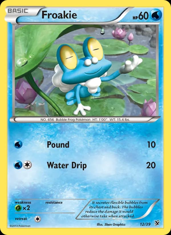 Froakie 12/39, Kalos Starter Set