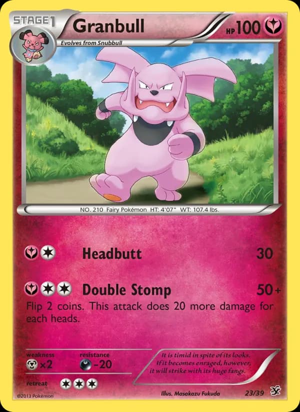 Granbull 23/39, Kalos Starter Set