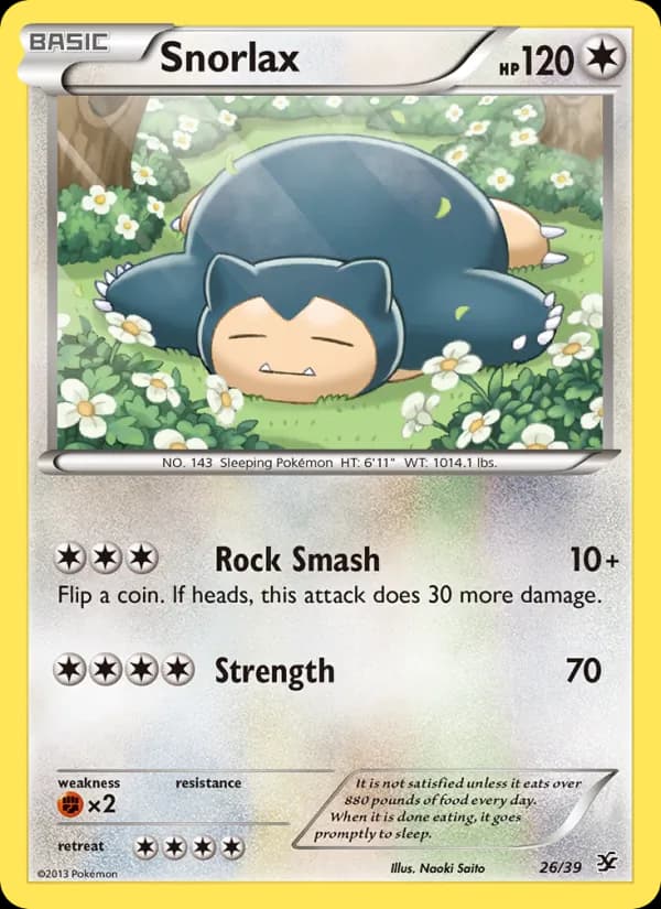 Snorlax 26/39, Kalos Starter Set
