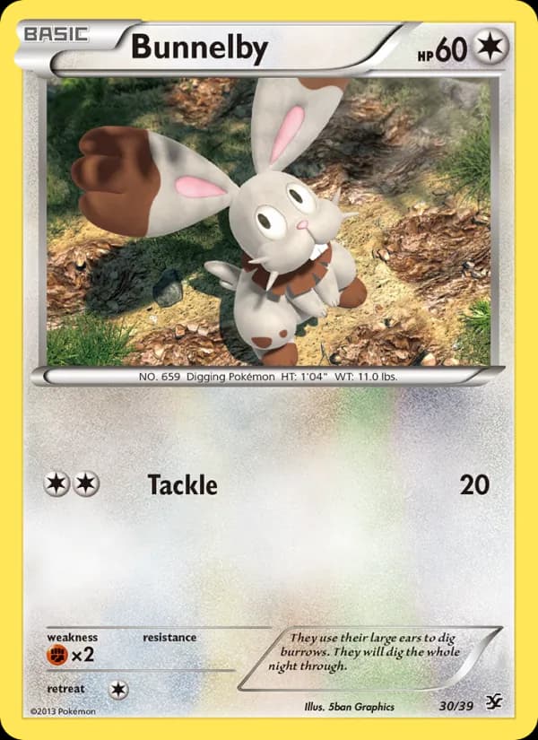 Bunnelby 30/39, Kalos Starter Set