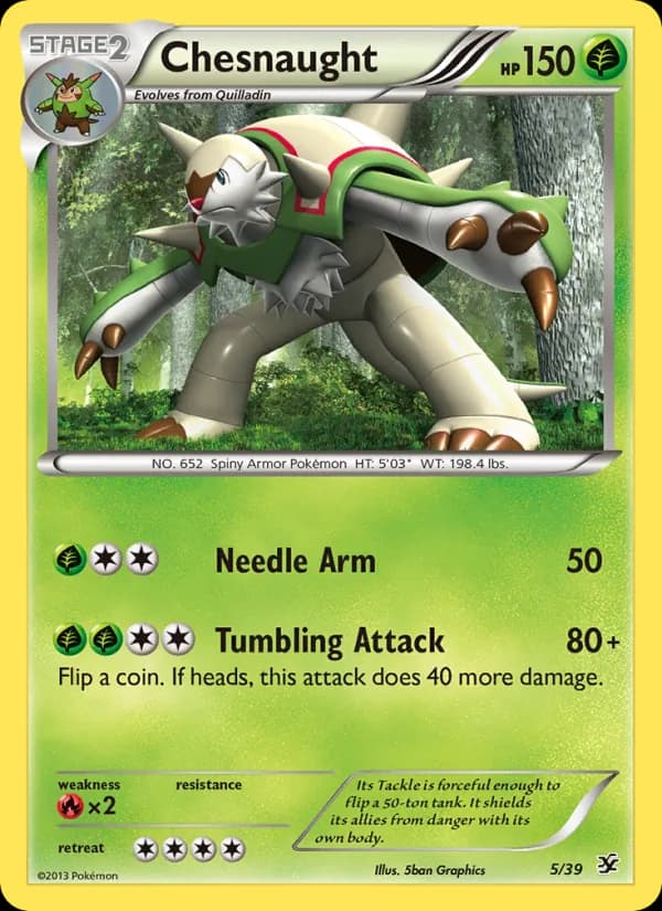 Chesnaught 5/39