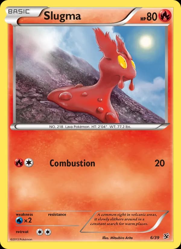 Slugma 6/39, Kalos Starter Set