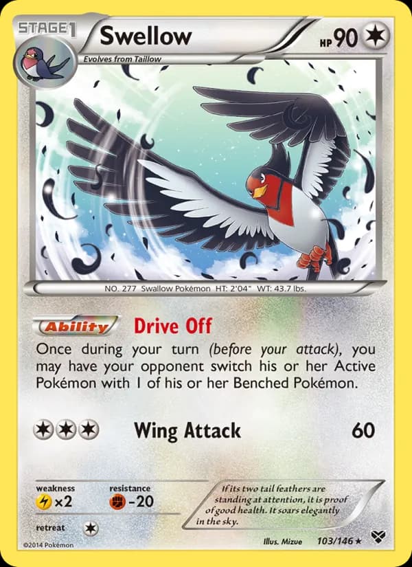 Swellow 103/146, XY
